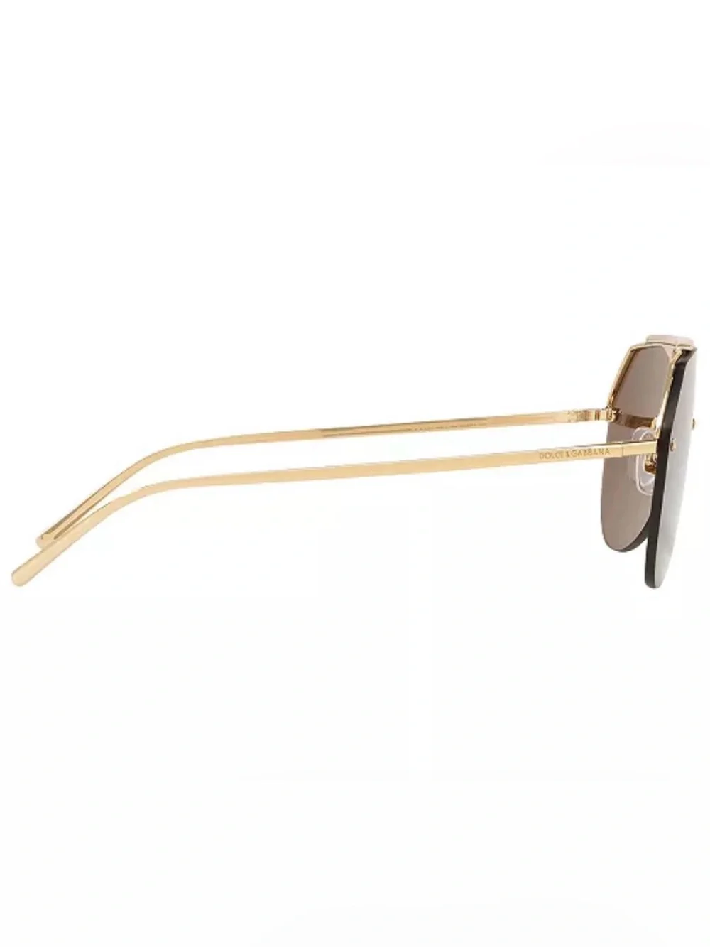 Dolce & Gabbana Gold Aviator Sunglasses Unisex OS